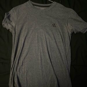 Adidas Men's Heathered Gray Tee